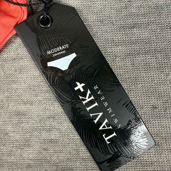 Tavik Jett Triangle Bikini Set Women's Large Camellia Nylon Stretch Swimwear - Picture 3 of 6